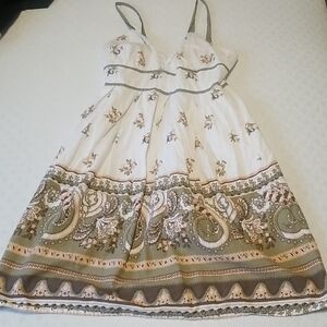 Floral Paisley Dress with Straps